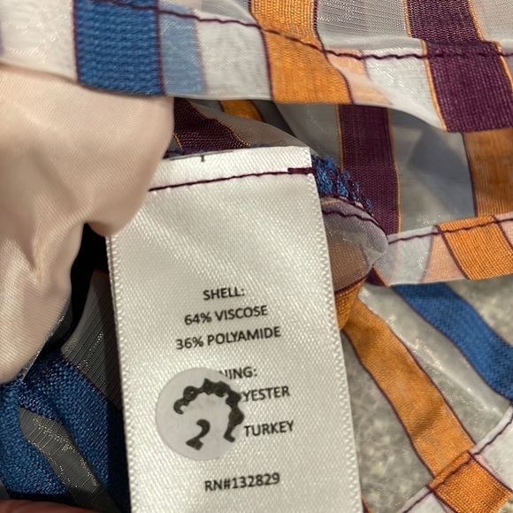 TULAROSA Ingrid Dress In Navy Multi - Picture 14 of 15